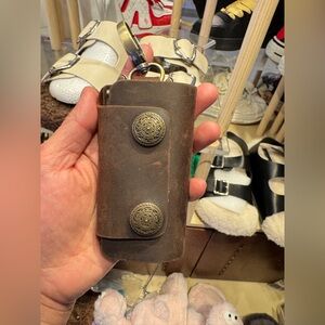 Brown Leather Key Holder